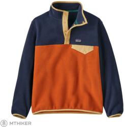 Patagonia Lightweight Synchilla® Snap-T gyerek pulóver, vörösfarkú rozsda (M)