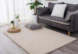 LOP Covor Premium Belgian Model LOP Grofat 050, Marime 200 x 300 cm, Crem, Inaltime Fir 23 mm, Antiderapant, Antialergic, Poliester, Living, Dormitor, Sufragerie, Birou (LOP GROFAT 050 2X3) Covor