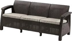 Keter Canapea pentru gradina si terasa Keter Corfu Love Seat Max 258947 maro (KT258947)