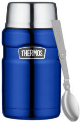 Thermos Thermos, Termosz ételekhez összerakható kanállal és bögrével, kék, 710 ml