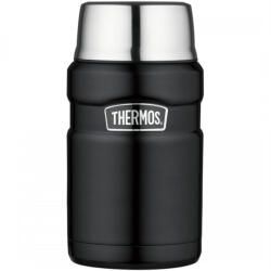 Thermos Thermos, Termosz ételekhez bögrével, matt fekete, 710 ml