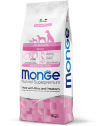 Monge Speciality Line All Breeds Adult Monoprotein pork, rice & potato 12 kg