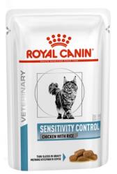 Royal Canin Cat Sensitivity pui și orez 24x85 g hrană umedă pentru pisici adulte cu reacții adverse la alimente