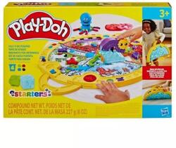 Hasbro Play-Doh: Fold N Go hordozható játszószőnyeg és gyurmakészlet (F9143) - jateknet