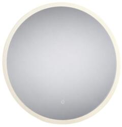 Global TMP LUX Touch fürdőszobai tükör - KEREK - LED világítással - érintő kapcsolóval - Ø 80 cm - mindigbutor