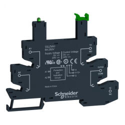 Schneider Electric Harmony Solid State Relays - SSLZVA1 - SSL szilárdtestrelé foglalat, 24VDC, csavaros (SSLZVA1)