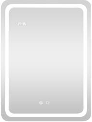 Global Viva AURA Led TOUCH fürdőszobai tükör - páramenetesítővel - órával - álló - 60 x 80 cm - mindigbutor
