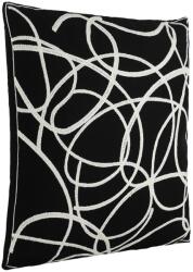 EGLO 420006 - Dekoratív párna CHEVERY 45x45 cm fekete/fehér 420006 (EG420006)