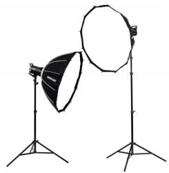 Godox LA200-Bi Color Dupla LED Lámpa szett - 10§cm 8Clicks Softbox