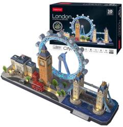 CubicFun 3D puzzle City Line London Led világítással (L532) - okosjatek