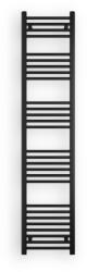 Welland Fekete 400x1800mm törölközőszárítós fürdőszobai radiátor Welland Lux | Készletről | Gyors kiszállítással (CN1800400BL)