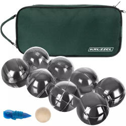 Kruzzel Petanque 8 db-os golyó készlet, cipzáros táskában