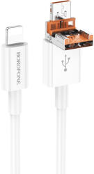 BOROFONE Kábel BX102 Winner - USB + Type C - Lightning - PD 27W 1 méter fehér