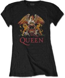 Queen Classic Crest Black 2XL Дамски Риза (QUTS03LB05)