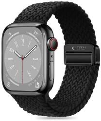 Tech-Protect TP1955 Tech-Protect Nylonmag Apple Watch 6 / 7 / 8 / 9 / 10 / SE (40/41/42mm) óraszíj, Fekete (TP1955)