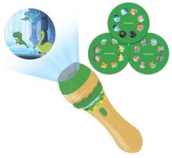 Lexibook Baterie cu proiector Dinozauri - Set cadou cu figurine (LXBLTC045Z)