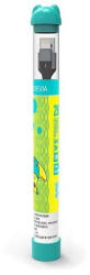 DEVIA ST101708 Gracious Tube USB/Lightning 1m-es fekete adat-és töltőkábel (ST101708) - haztartasibolt