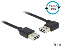 Delock EASY-USB 2.0-A apa > apa kábel, 90 -ban forgatott, 5 m (83467)