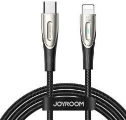 JOYROOM Star-Light Series SA27-CL3 USB-C / Lightning 30W 1, 2 m-es kábel - fekete