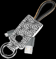 LogiLink USB 2.0 kábel, USB-A/M - Micro-USB/M, kulcstartóval, 0, 22 m (CU0165)