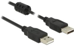 Delock USB 2.0-s kábel A-típusú csatlakozódugóval > USB 2.0-s, A-típusú csatlakozódugóval, 2, 0 m, fe (84891)