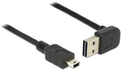 Delock Kábel EASY-USB 2.0-s A típusú csatlakozódugó, ívelt felfelé / lefelé > USB 2.0-s Mini-B-típus (83543)