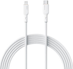 AUKEY USB-C - Lightning kábel Aukey CB-SCL1, 27 W, 1 m fehér (CB-SCL1 White)