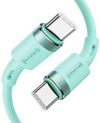 JOYROOM tartós USB Type C kábel - USB Type C 3A 1, 8 m zöld (S-1830N9)