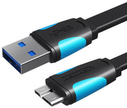 Vention Lapos USB 3.0 A - Micro-B kábel Vention VAS-A12-B050 0, 5 m fekete