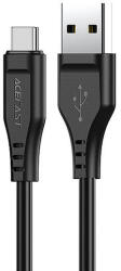 ACEFAST USB-kábel USB-C-hez, Acefast C3-04 1, 2 m, 60 W, fekete (C3-04 black)