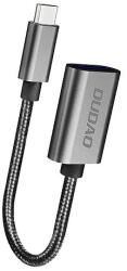 Dudao adapterkábel OTG USB 2.0 - USB Type C szürke (L15T)