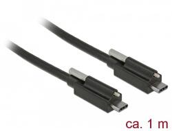 Delock SuperSpeed USB 10 Gbps (USB 3.1 Gen 2) kábel USB Type-C apa csatlakozó > USB Type-C apa csa (83719)