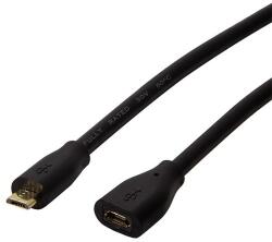 LogiLink USB 2.0 Cable, Micro BM to Micro BF, 3m (CU0124)