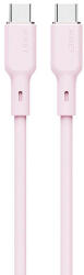 AUKEY USB-C - USB-C kábel Aukey CB-SCC102, 100 W, 1, 8 m rózsaszín (CB-SCC102 Pink)