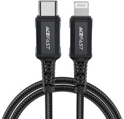 ACEFAST kábel MFI USB Type C - Lightning 1, 8m, 30W, 3A fekete (C4-01 C Black)