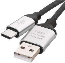EMOS Type-C / USB-A Töltő- és adatkábel 1 m, fekete