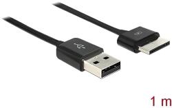 Delock Adat- és töltőkábel USB 2.0 dugó > 36 érintkezős ASUS Eee Pad dugó 1 m (83555)
