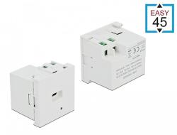 Delock Easy 45 USB töltő port modul 1 x USB Type-C PD csatlakozó felülettel (81312) - dellaprint