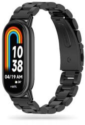 Tech-Protect TP1983 Tech-Protect Stainless Xiaomi Smart Band 8 / 9 / NFC fém óraszíj, Fekete (TP1983)