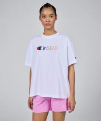 Champion Crewneck T-Shirt XS | Femei | Tricouri | Alb | 117238-WW001