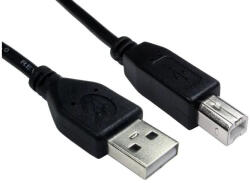 Roline USB-A to USB-B 1, 8m összekötő kábel, (Apa/Male to Apa/Male)