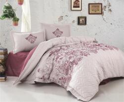 Pucioasa Set cuvertura matlasata + 2fete perna bumbac 100%, Mandora V2 - Dusty Rose