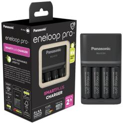 Panasonic Incarcător pentru baterii NiMH Panasonic BQ-CC55E și 4 baterii Eneloop Pro AA (8014673) Incarcator baterii
