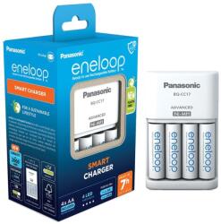 Panasonic Incarcător pentru baterii NiMH Panasonic BQ-CC17 și 4 baterii Eneloop AA (8014668) Incarcator baterii
