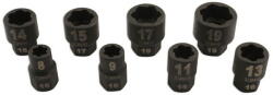 Laser Tools LAS-5966 3/8"-os csavarkiszedő készlet sérült fejű csavarokhoz, 8-19 mm, 8 részes (LAS-5966) - dwdszerszam