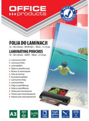 Office Products Folie laminare A3, 125 microni, 100 buc/top, OFFICE PRODUCTS (20325635-90)