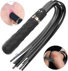 Sex HD Bloody Mary - akkus, vízálló vibrátor és ostor (fekete) - shop