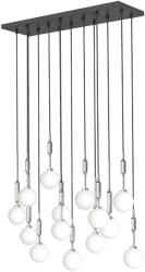 ORLICKI DESIGN Ero XIV Cromo 80x25 króm-fehér függesztett lámpa (OR-OR85471) G9 14 izzós IP20 (OR85471)