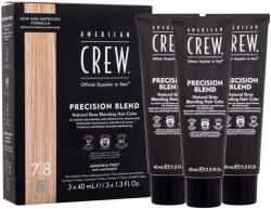 American Crew Precision Blend férfi hajszínező Light (7-8), világos, 3x40 ml - hajpatika