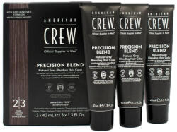 American Crew Precision Blend férfi hajszínező Dark (2-3), sötét, 3x40 ml - hajpatika
